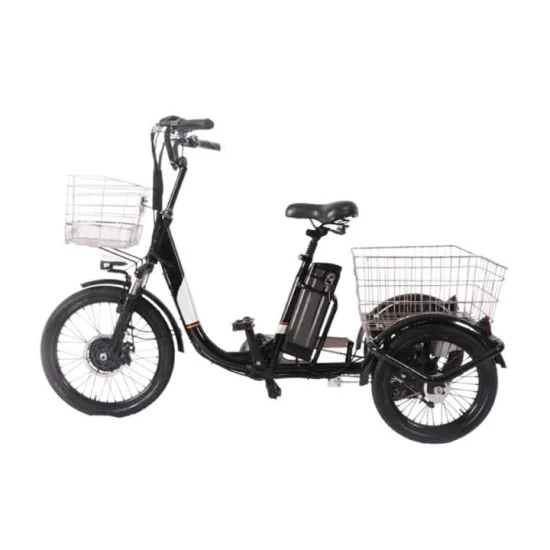 Heißer Verkauf Elektrische Dame City Bike Fahrrad Dreirad Trikevtuvia 24 Zoll Elektrische Trike Fat Tire36V Lithium-Batterie Elektrische Drift Roller trike